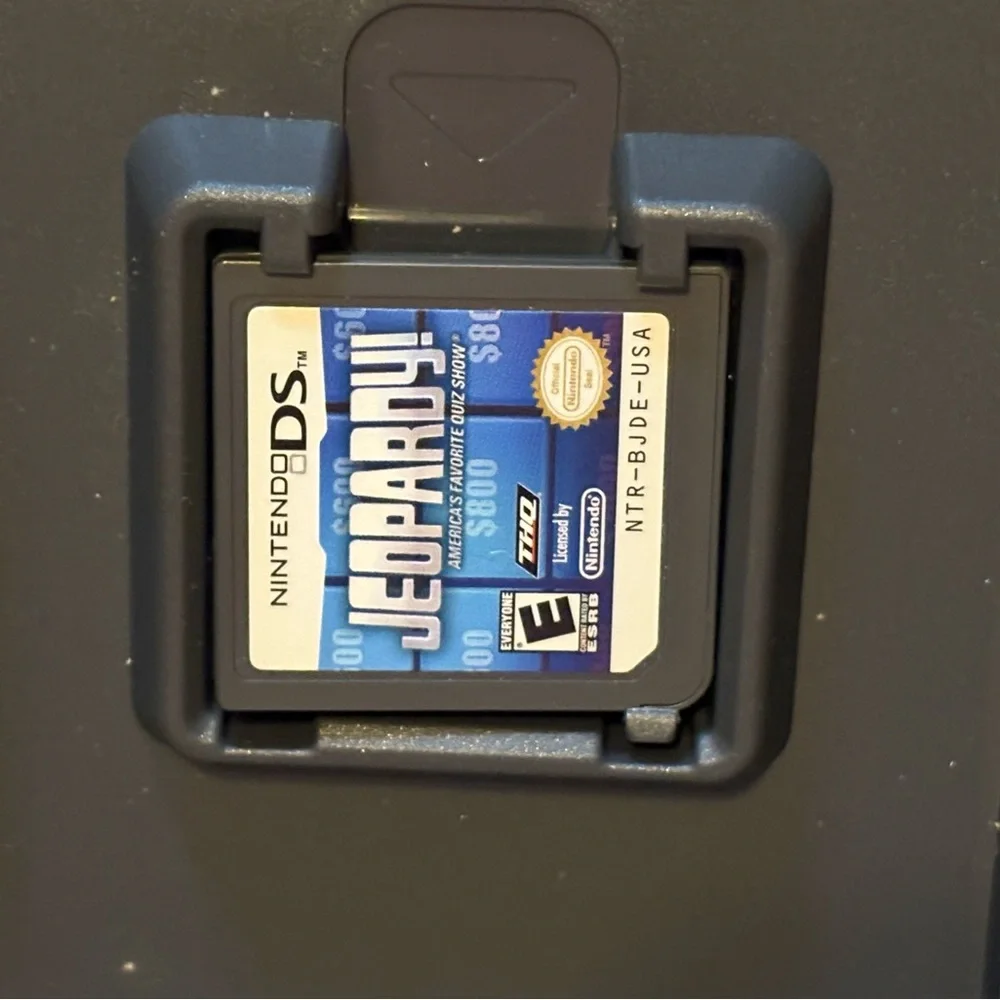 RARE Vintage Nintendo DS i, with Jeopardy Game.
